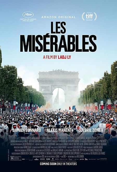 Cover of the movie "Les Misérables". This film was shot with the compact movie camera ALEXA Mini. 