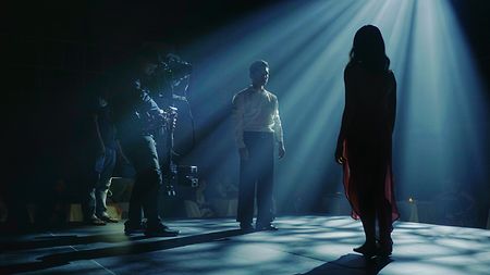 The dance sequence was shot with an ALEXA Mini LF on ARRI TRINITY