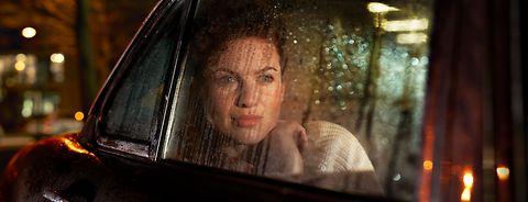 ARRI Signature Primes Example Footage about Rain on Car Window.