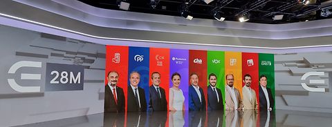 Aragon-TV-ARRI-Solutions-Studio-3-SkyPanels-Election-Coverage