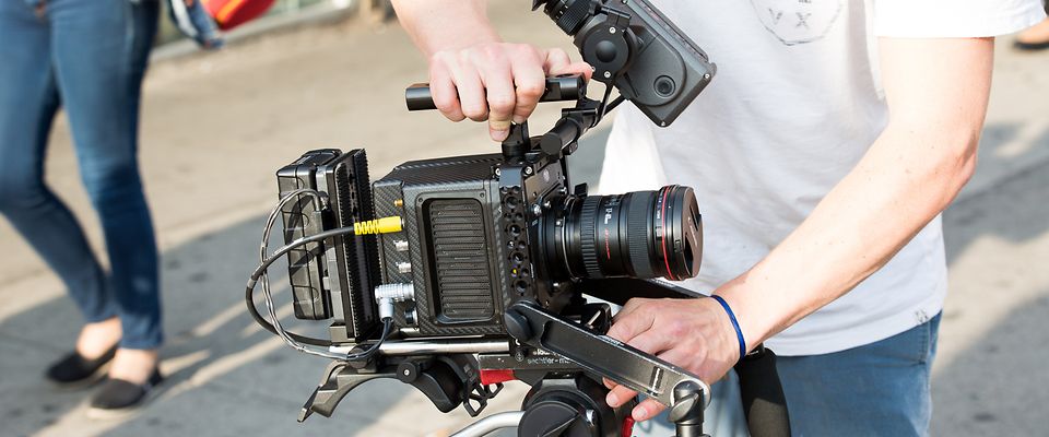 The camera allrounder baby ALEXA in action. 