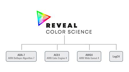 Diagram elaborating the inner parts of ARRI REVEAL color science