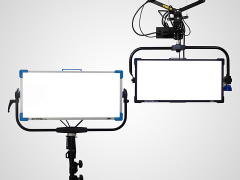 SkyPanel S60 Pro - Black and Silver/Blue version with Standard Diffusion and Manual/P.O. Yoke - Stand and hang