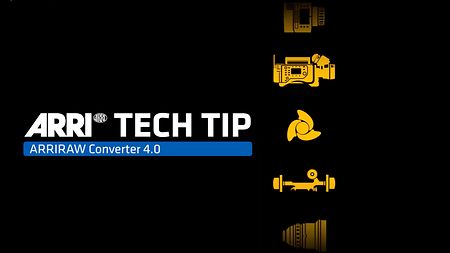 ARRIRAW Converter 4.0 - New Features - Thumbnail