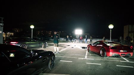 director-aleksandar-jelic-on-set-at-music-video-4-Uhr-nachts-sido-feat-haftbefehl-kool-savas-incl-arri-skypanel-360c-lighting